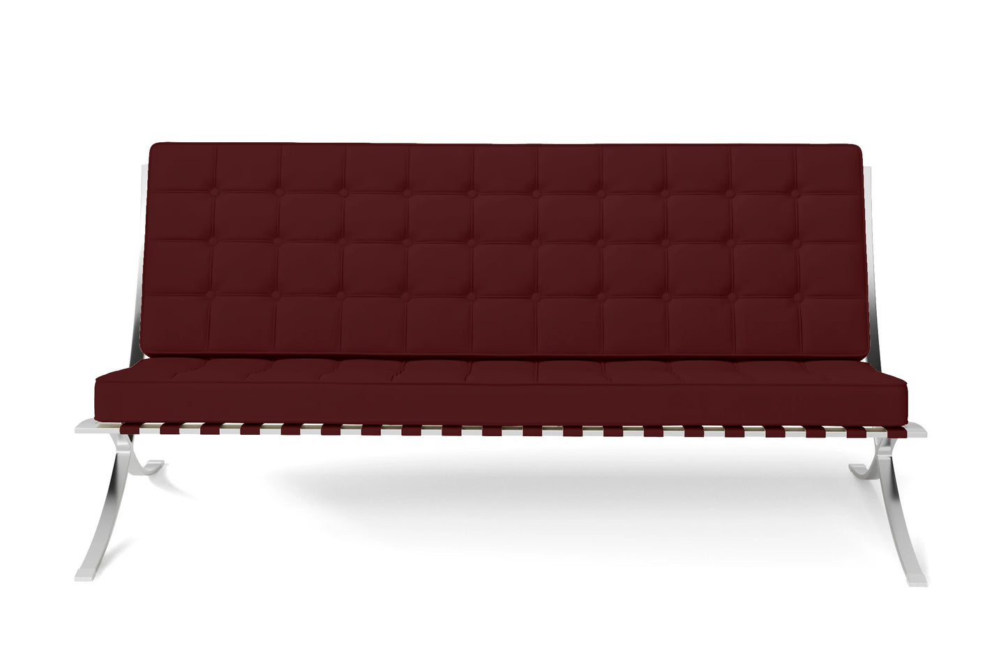 Catania 3 Seater Sofa Red Leather