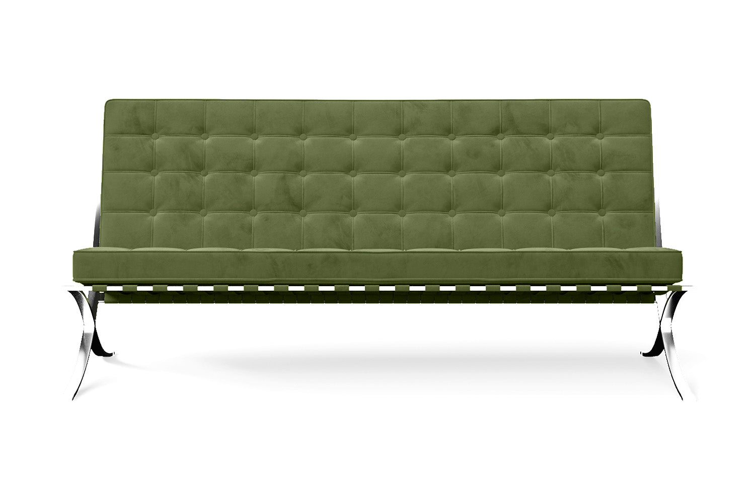 Catania 3 Seater Sofa Lime Velvet