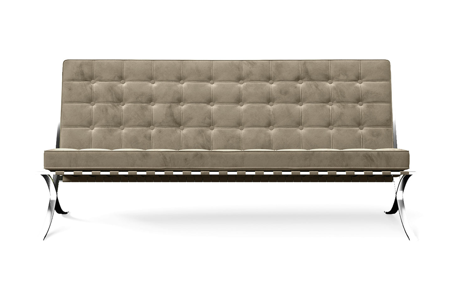 Catania 3 Seater Sofa Sand Velvet