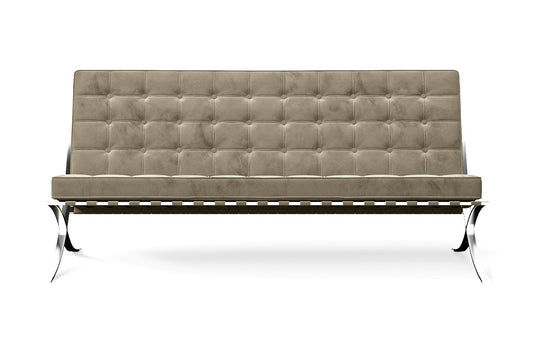 Catania 3 Seater Sofa Sand Velvet