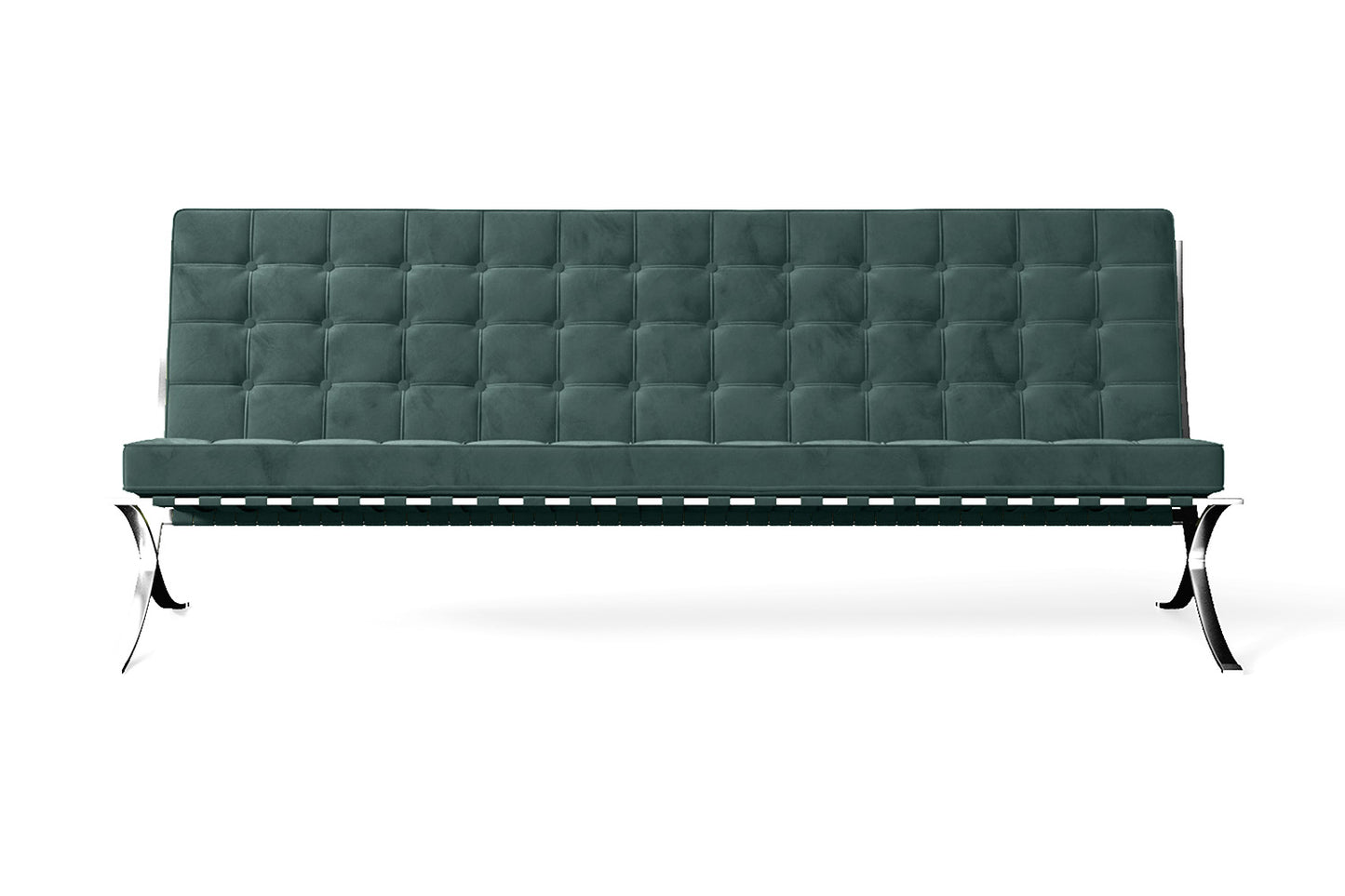 Catania 4 Seater Sofa Teal Velvet