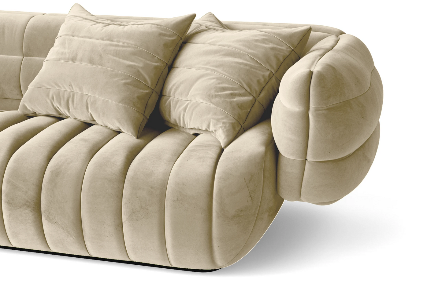 Cinisello Armchair Cream Velvet