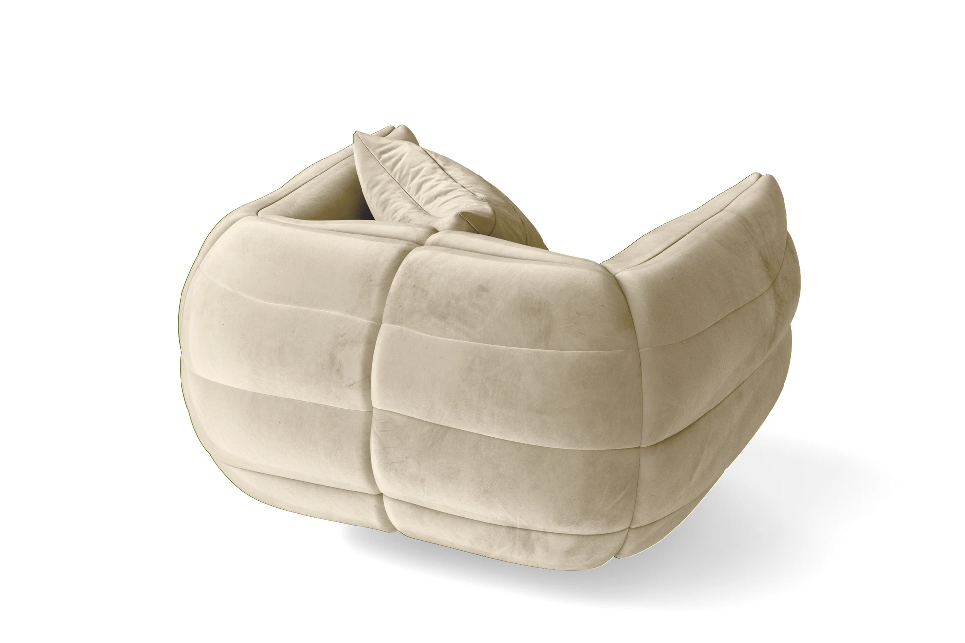 Cinisello Armchair Cream Velvet