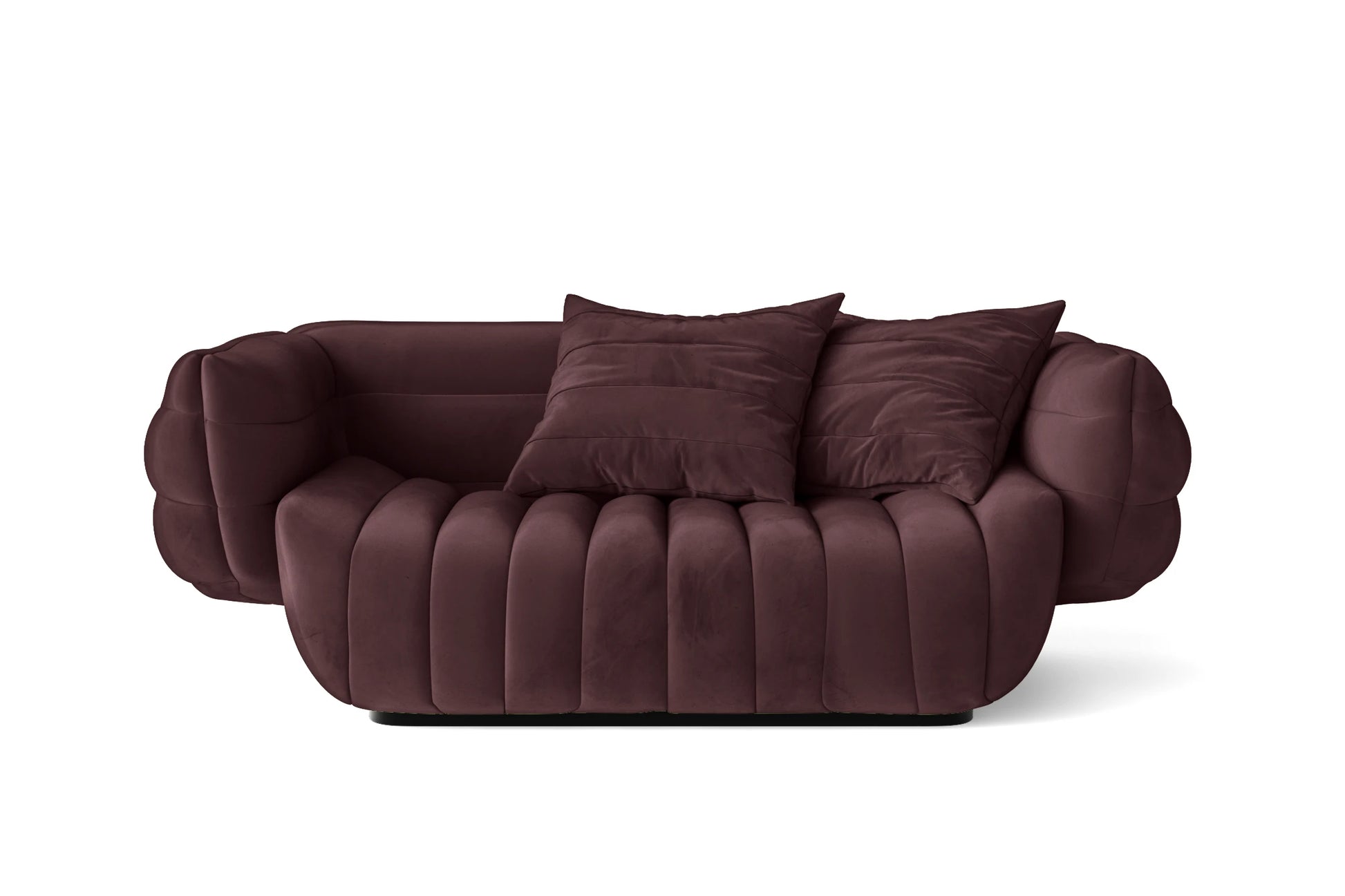 Cinisello 2 Seater Sofa Grape Velvet