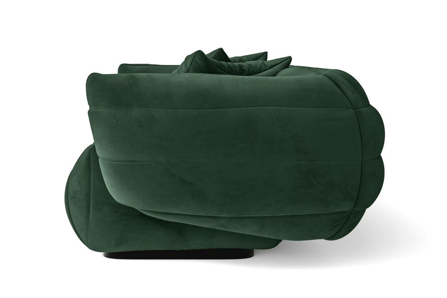 Cinisello 2 Seater Sofa Green Velvet