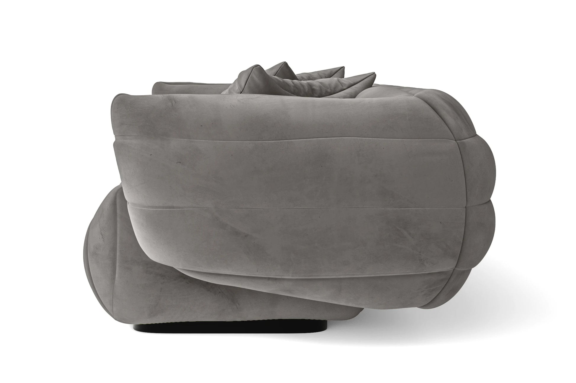 Cinisello 2 Seater Sofa Grey Velvet