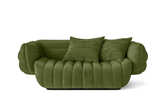 Cinisello 2 Seater Sofa Lime Velvet