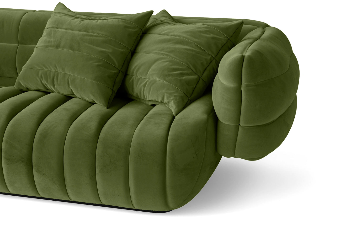 Cinisello 2 Seater Sofa Lime Velvet