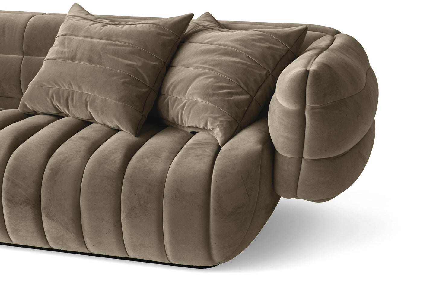 Cinisello 2 Seater Sofa Sand Velvet