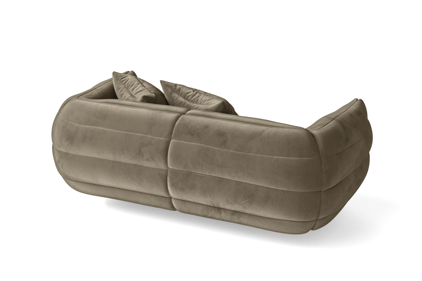 Cinisello 2 Seater Sofa Sand Velvet