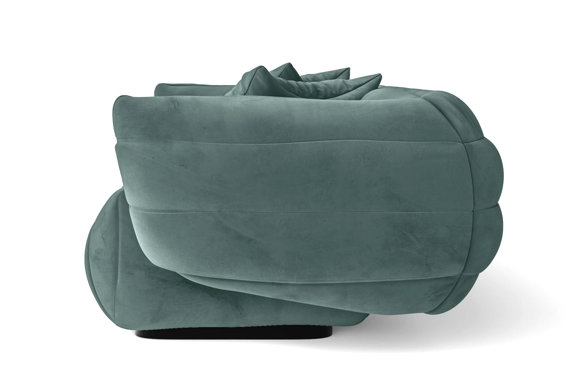 Cinisello 2 Seater Sofa Teal Velvet