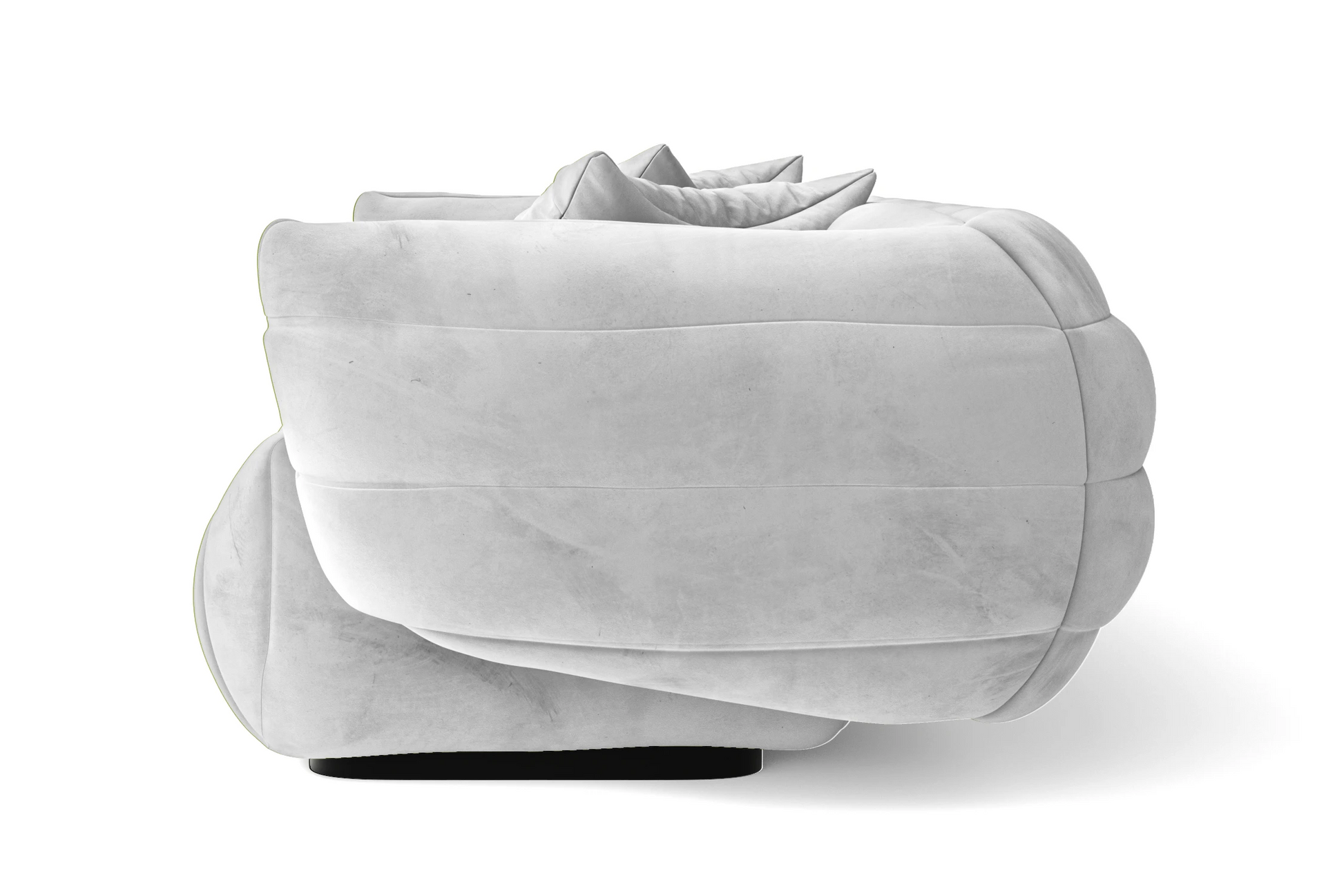 Cinisello 2 Seater Sofa White Velvet