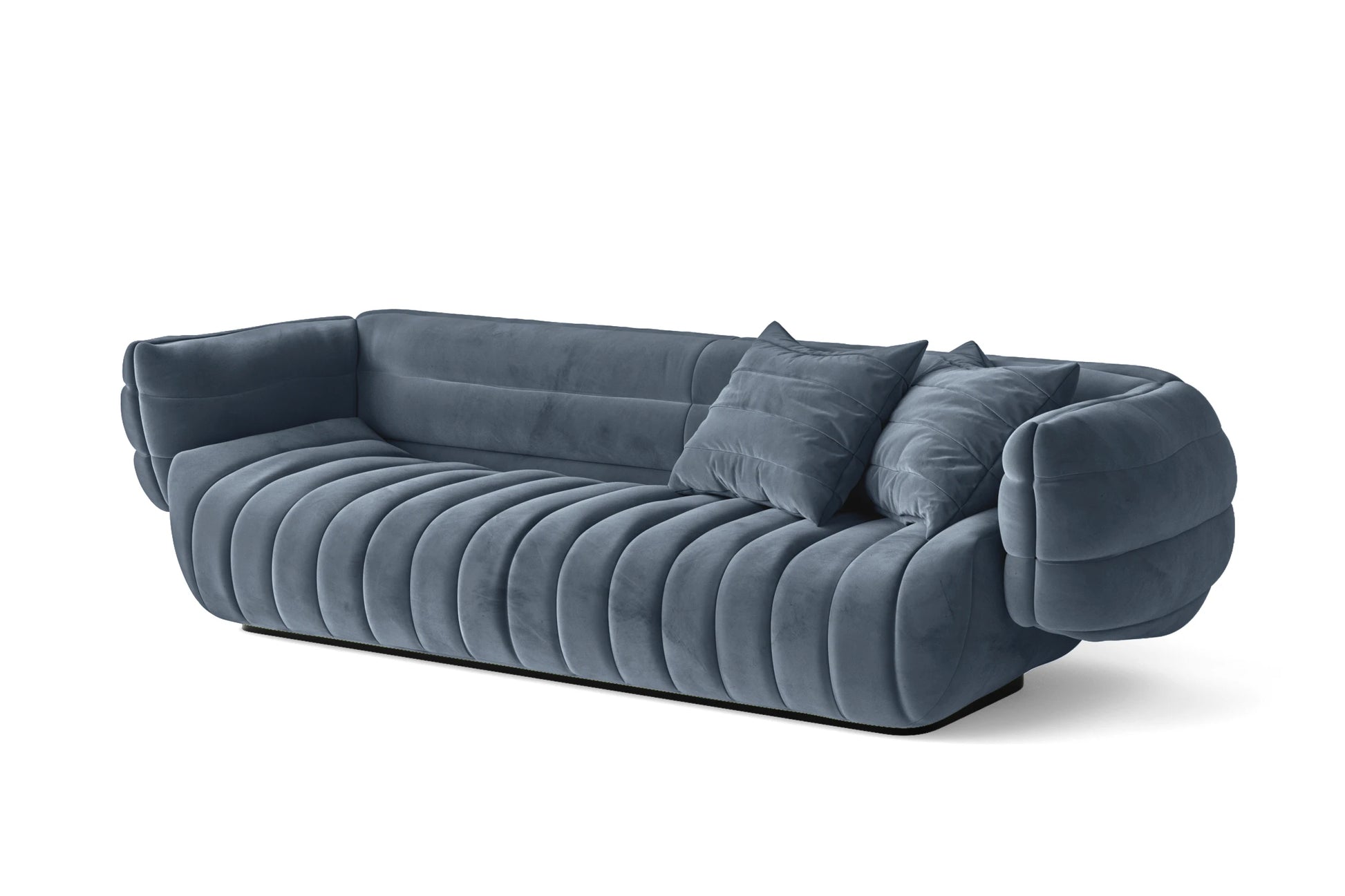 Cinisello 3 Seater Sofa Baby Blue Velvet