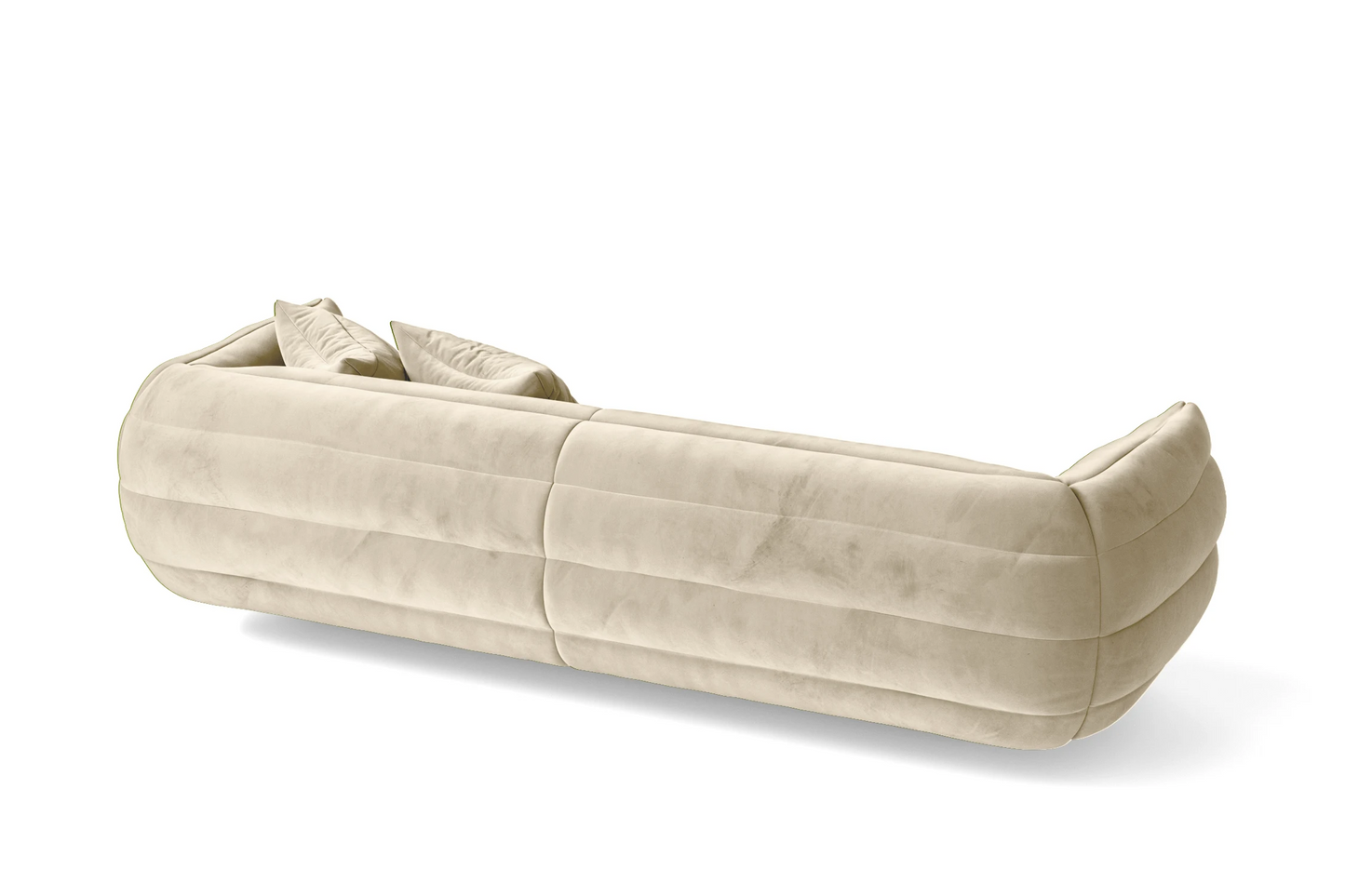 Cinisello 3 Seater Sofa Cream Velvet