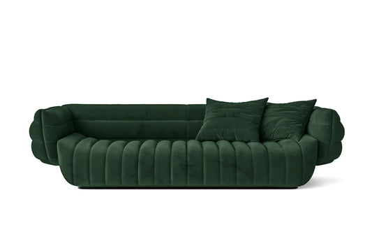 Cinisello 3 Seater Sofa Green Velvet