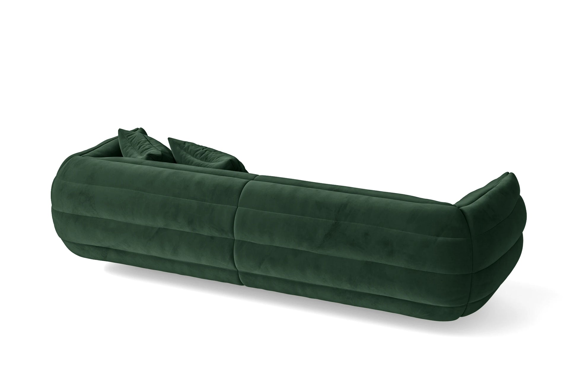 Cinisello 3 Seater Sofa Green Velvet