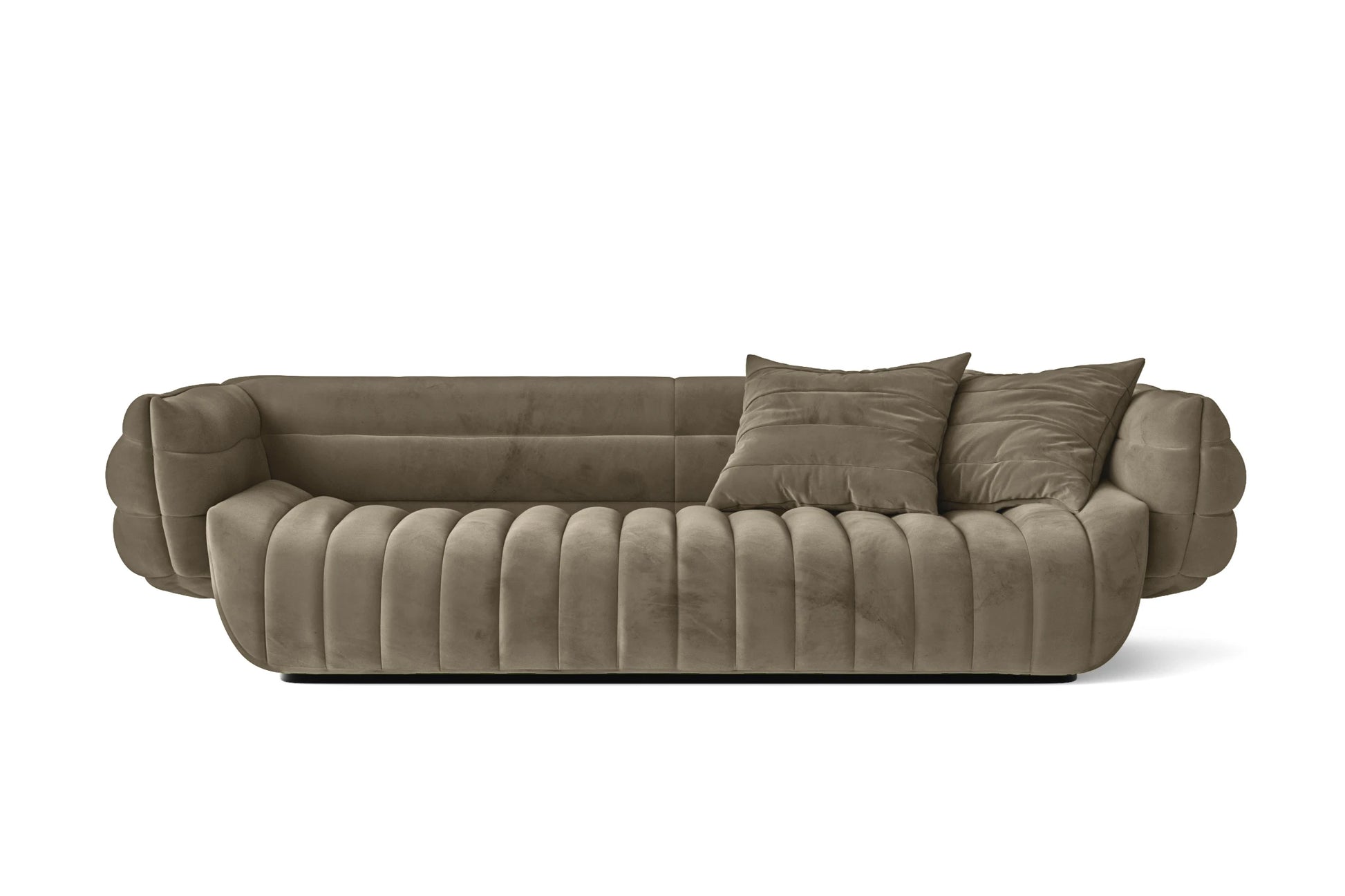 Cinisello 3 Seater Sofa Sand Velvet