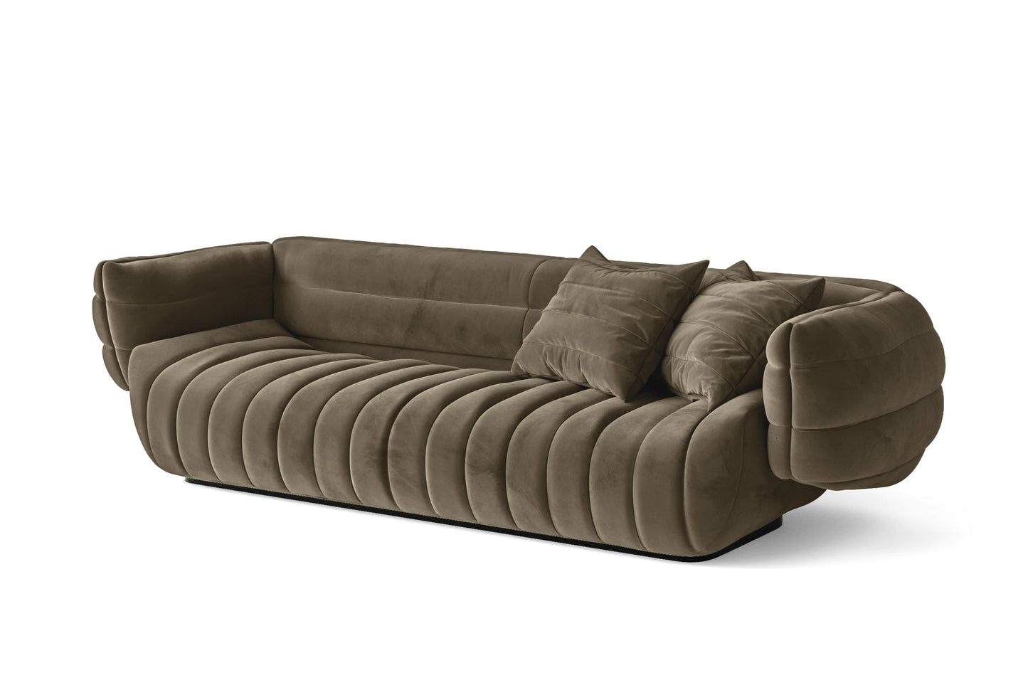 Cinisello 3 Seater Sofa Sand Velvet