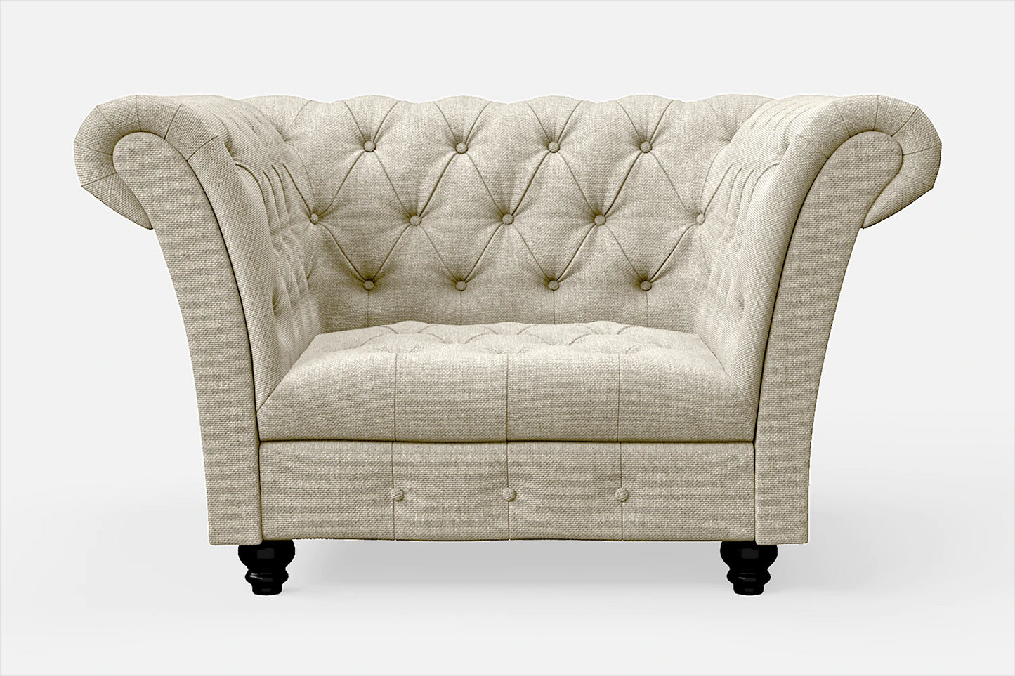 Civita Armchair Cream Linen Fabric