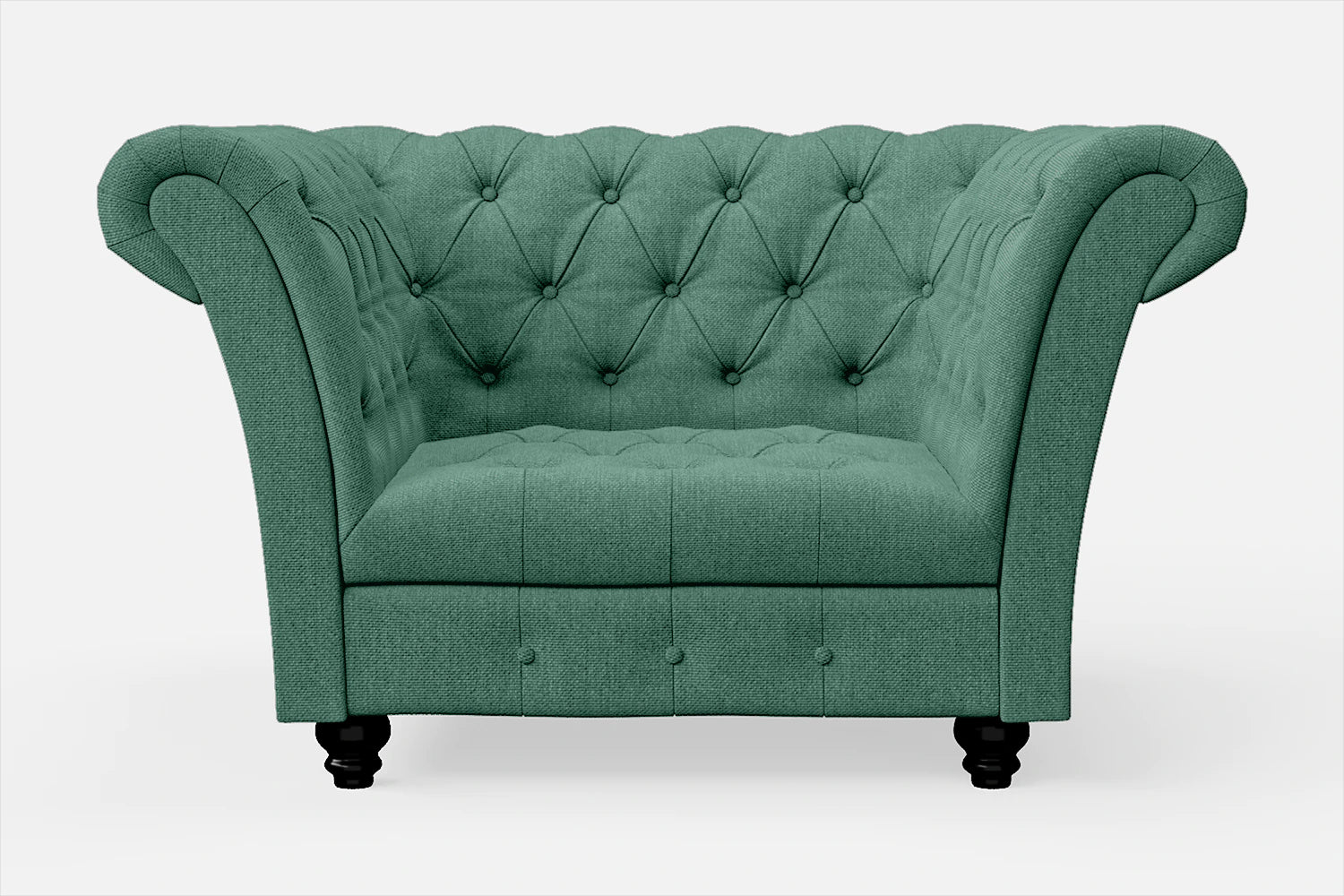 Civita Armchair Mint Green Linen Fabric