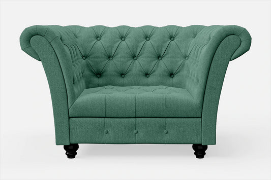 Civita Armchair Mint Green Linen Fabric