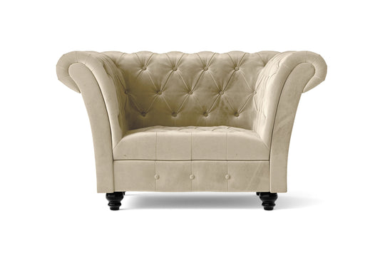 Civita Armchair Cream Velvet