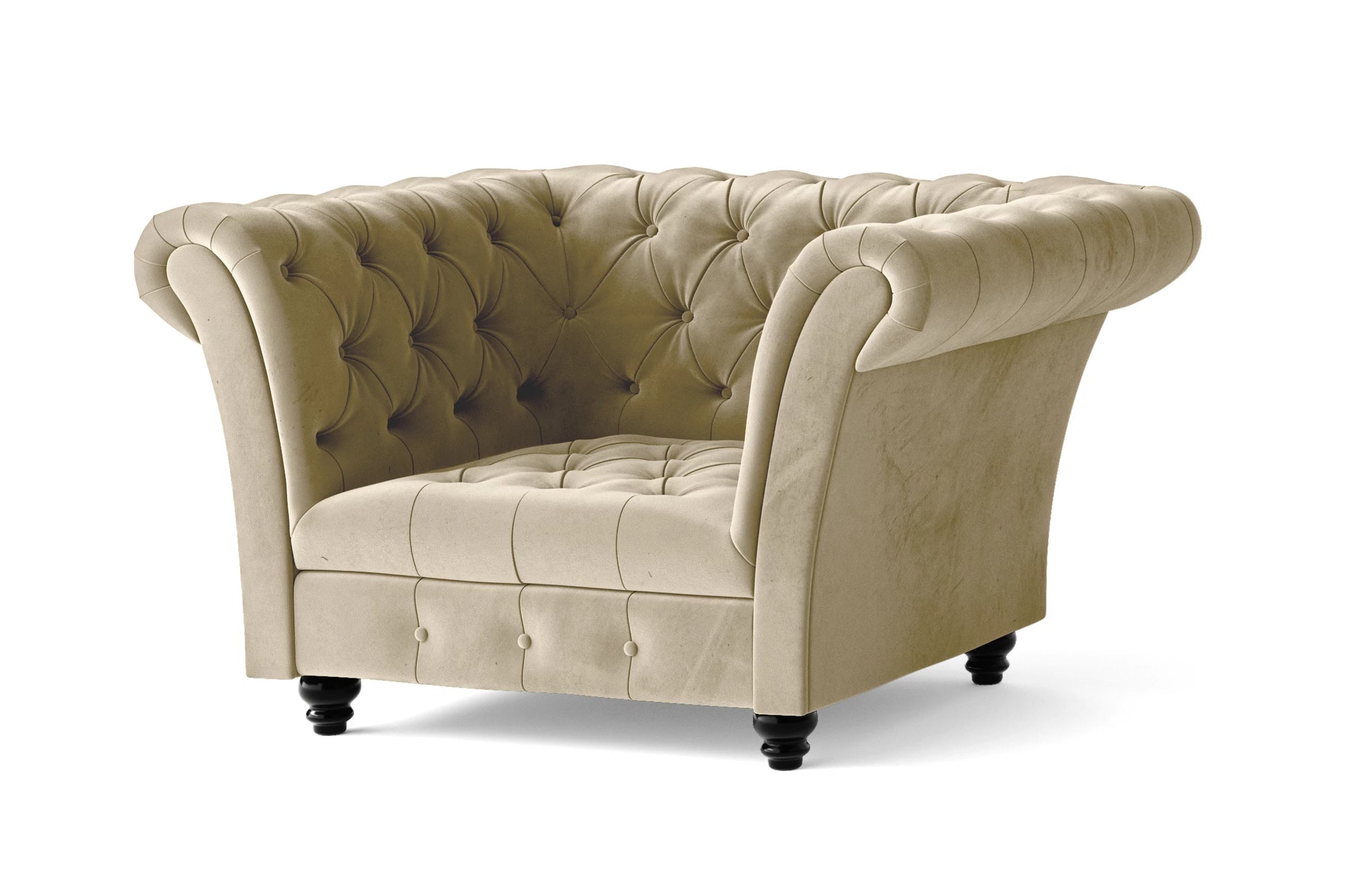 Civita Armchair Cream Velvet