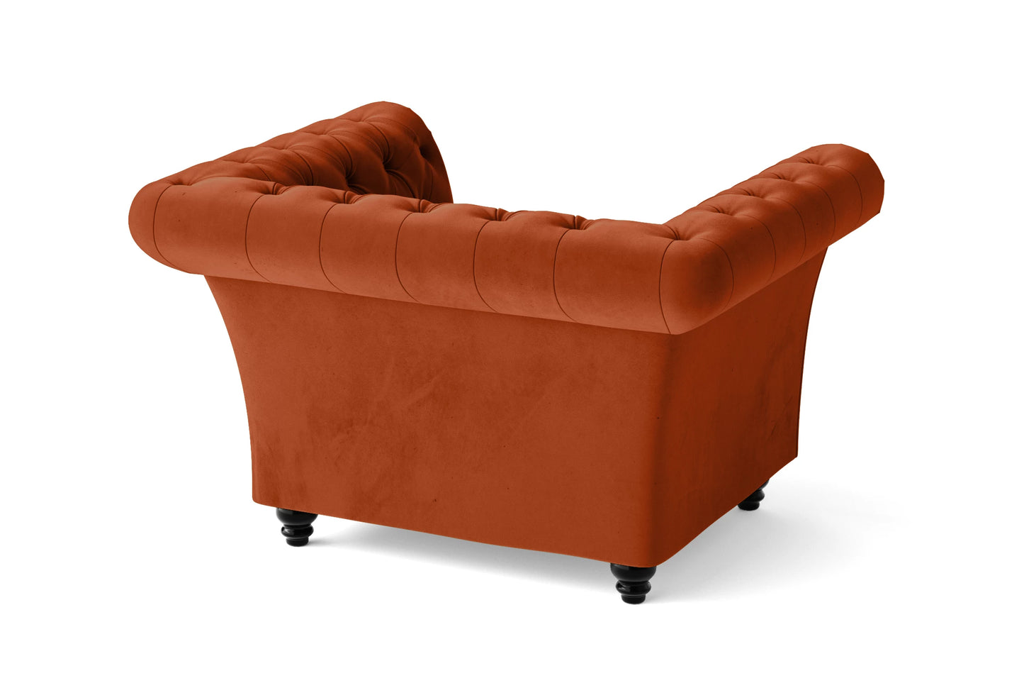 Civita Armchair Orange Velvet