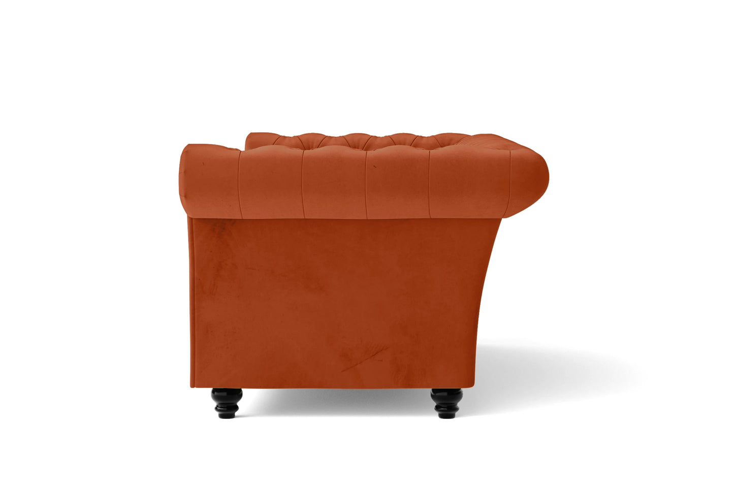 Civita Armchair Orange Velvet