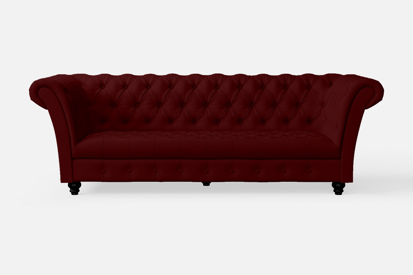 Civita 2 Seater Sofa Red Leather