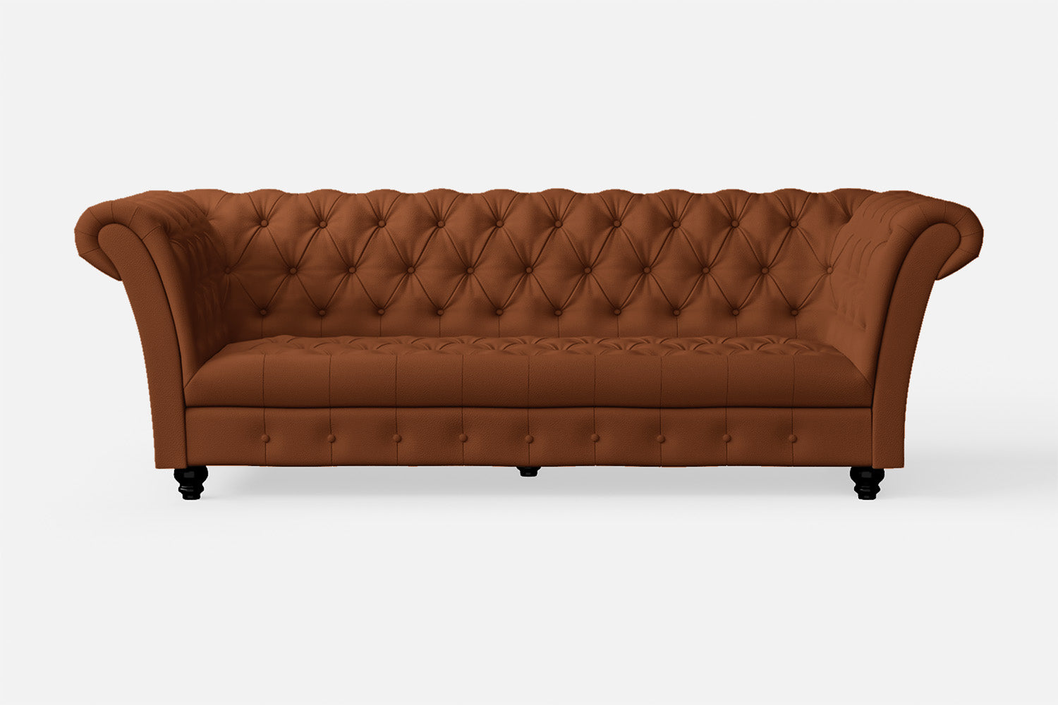 Civita 2 Seater Sofa Tan Brown Leather