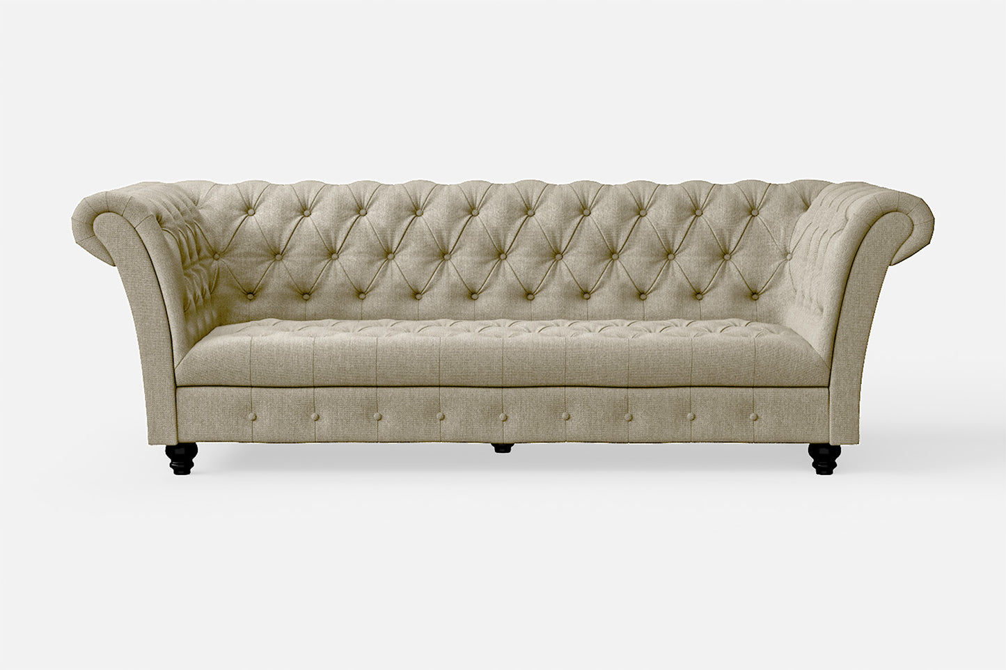 Civita 2 Seater Sofa Cream Linen Fabric