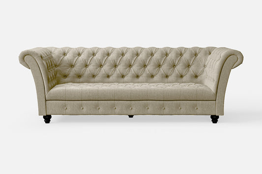 Civita 2 Seater Sofa Cream Linen Fabric