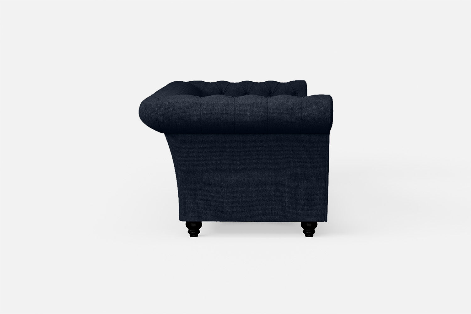 Civita 2 Seater Sofa Dark Blue Linen Fabric