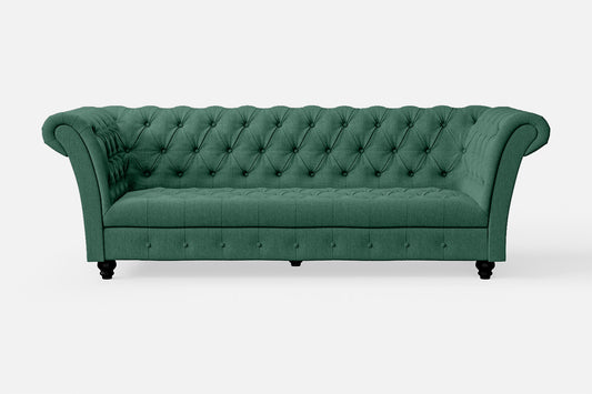 Civita 2 Seater Sofa Mint Green Linen Fabric