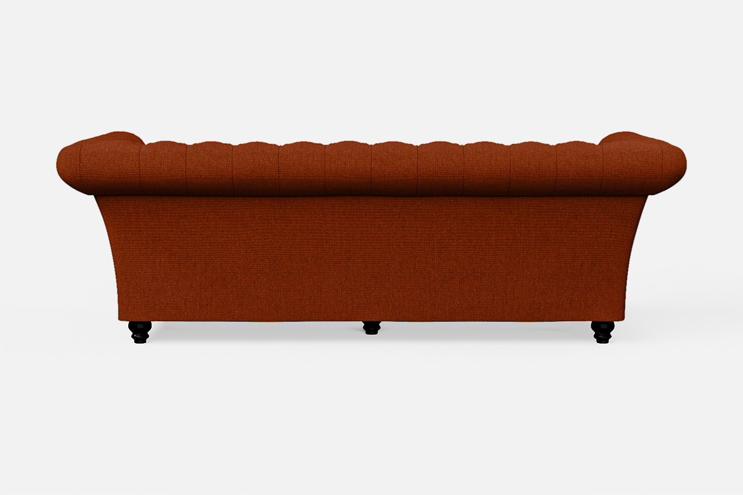 Civita 2 Seater Sofa Orange Linen Fabric