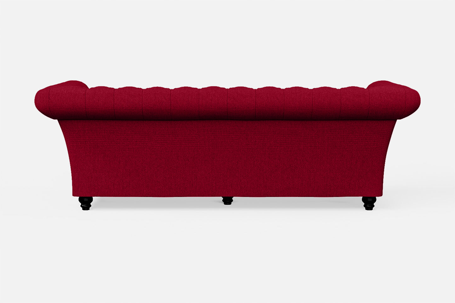 Civita 2 Seater Sofa Red Linen Fabric