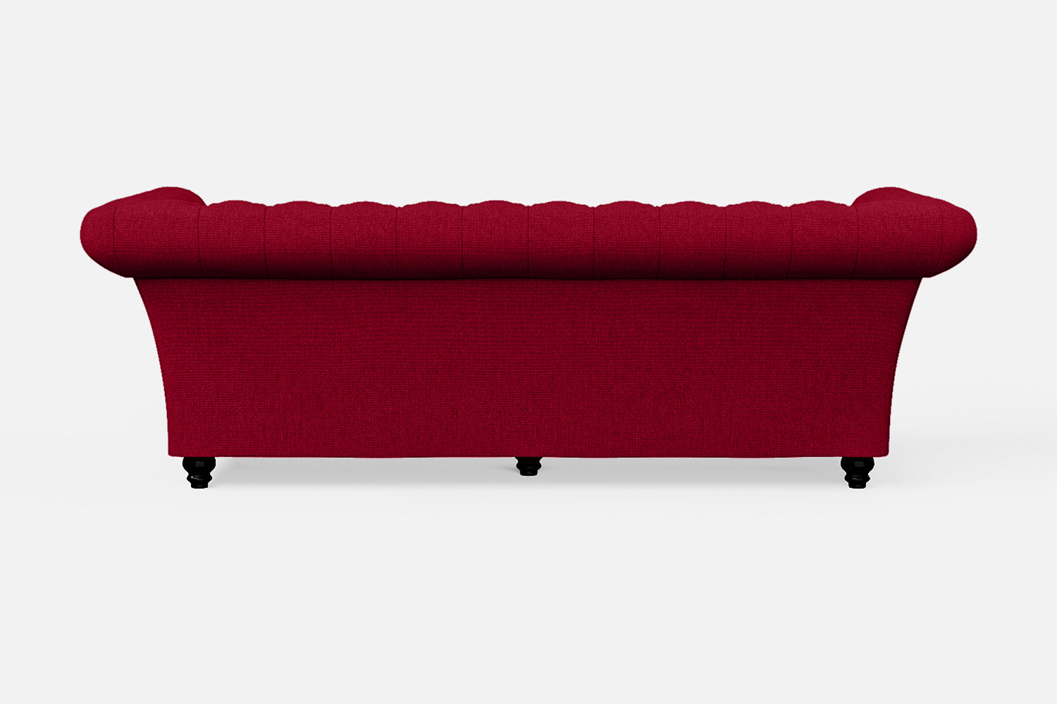 Civita 2 Seater Sofa Red Linen Fabric