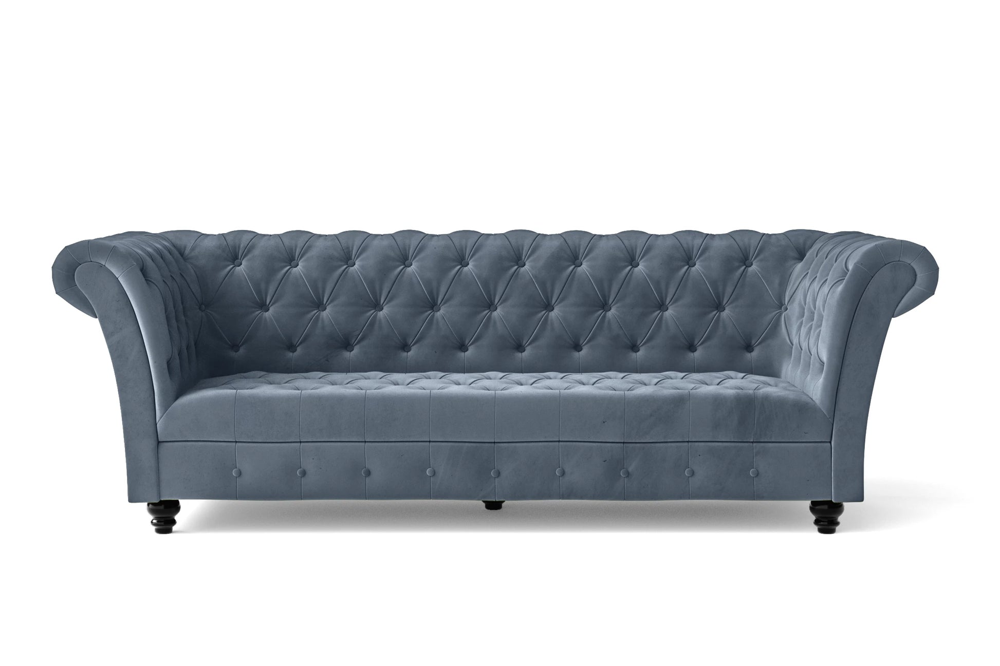 Civita 2 Seater Sofa Baby Blue Velvet