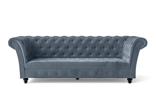 Civita 2 Seater Sofa Baby Blue Velvet