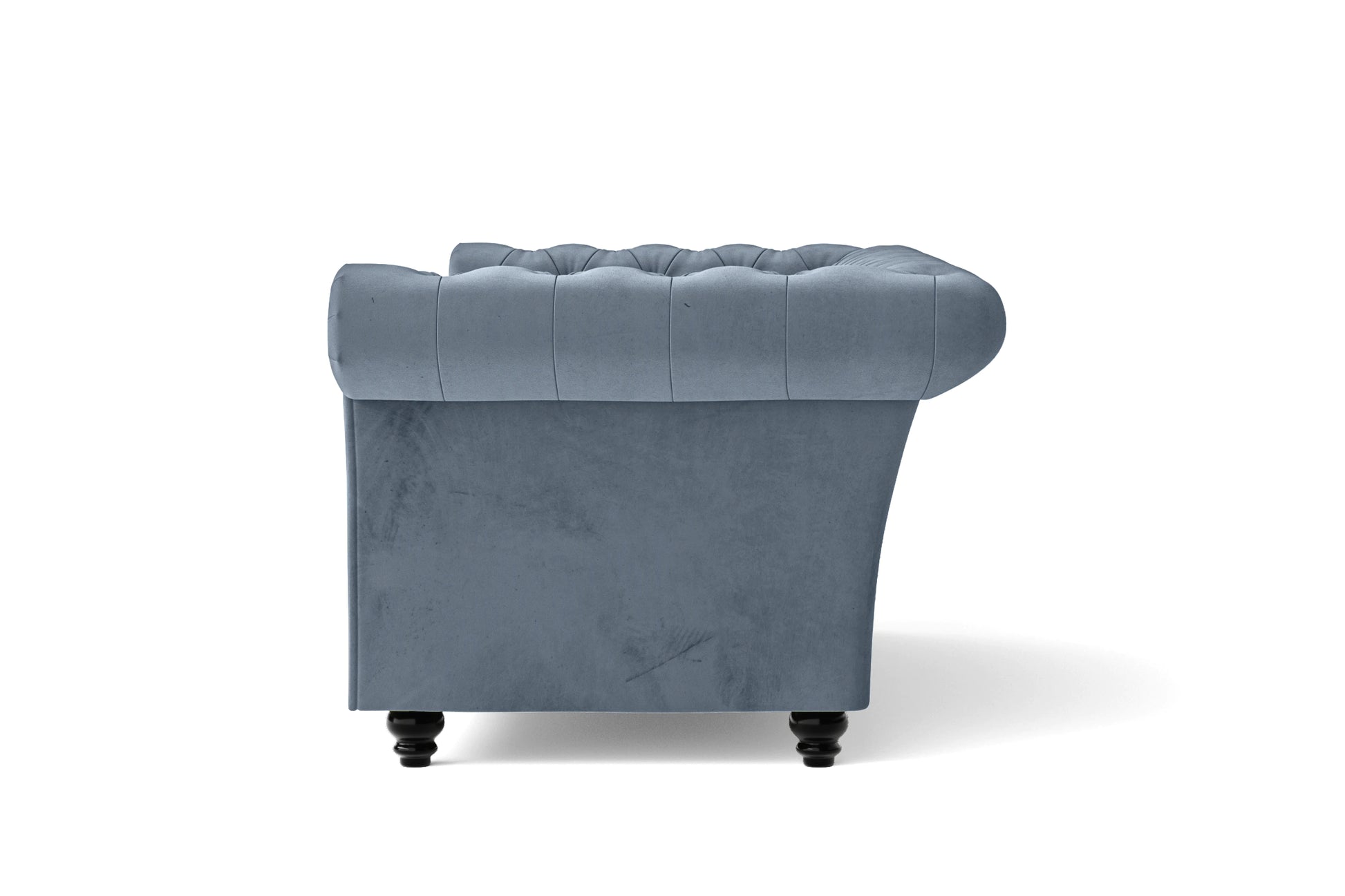 Civita 2 Seater Sofa Baby Blue Velvet