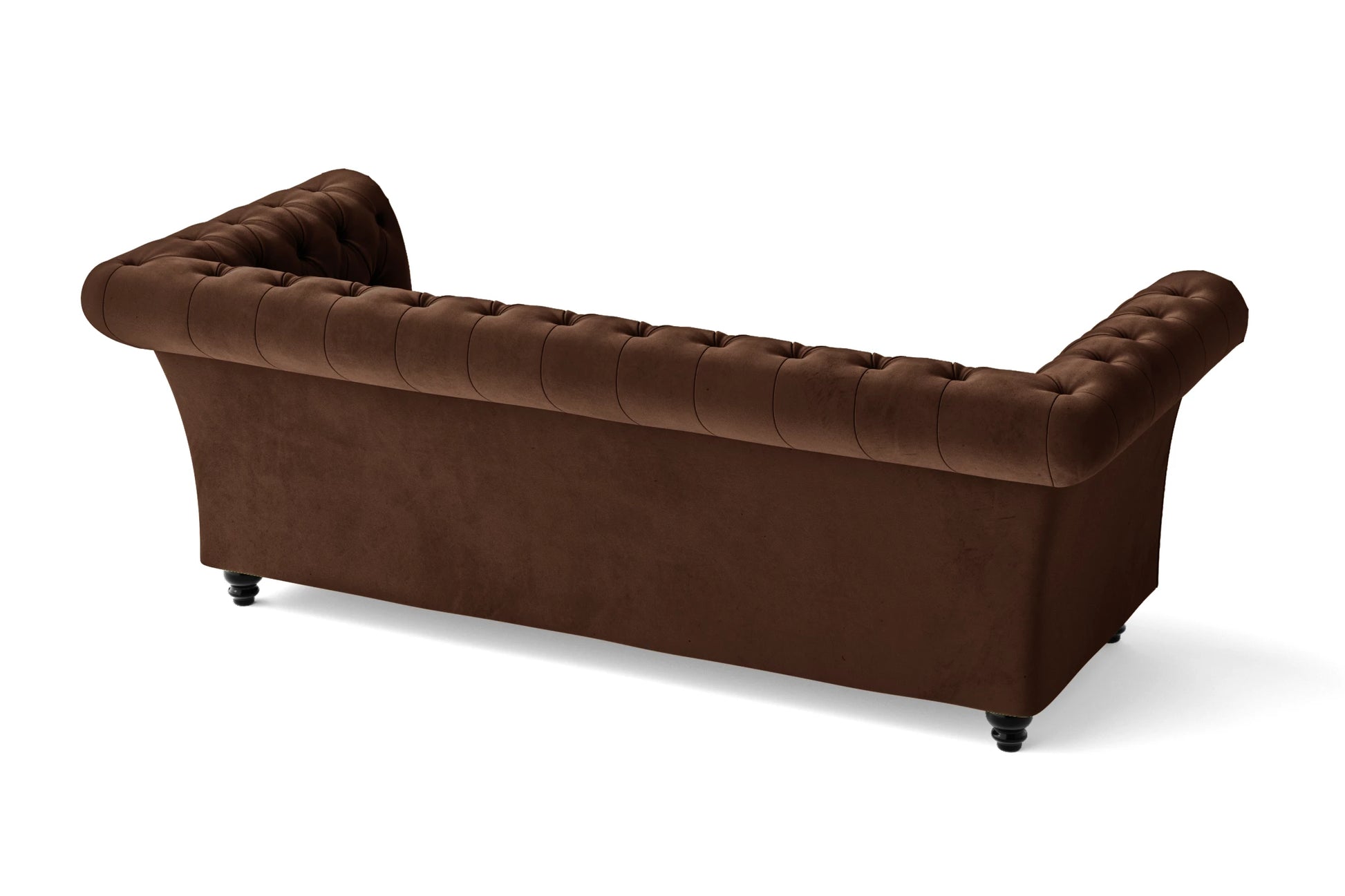 Civita 2 Seater Sofa Coffee Brown Velvet