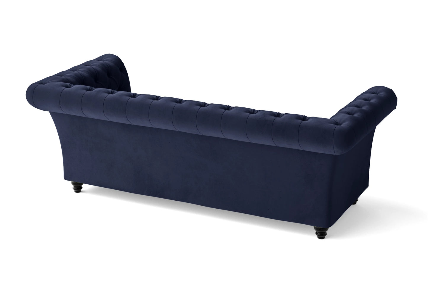 Civita 2 Seater Sofa Dark Blue Velvet