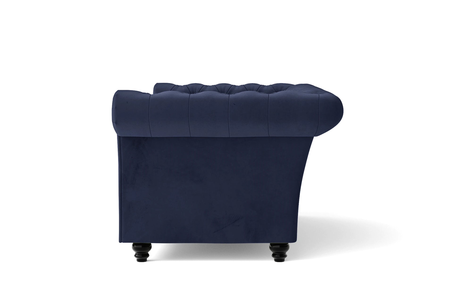 Civita 2 Seater Sofa Dark Blue Velvet