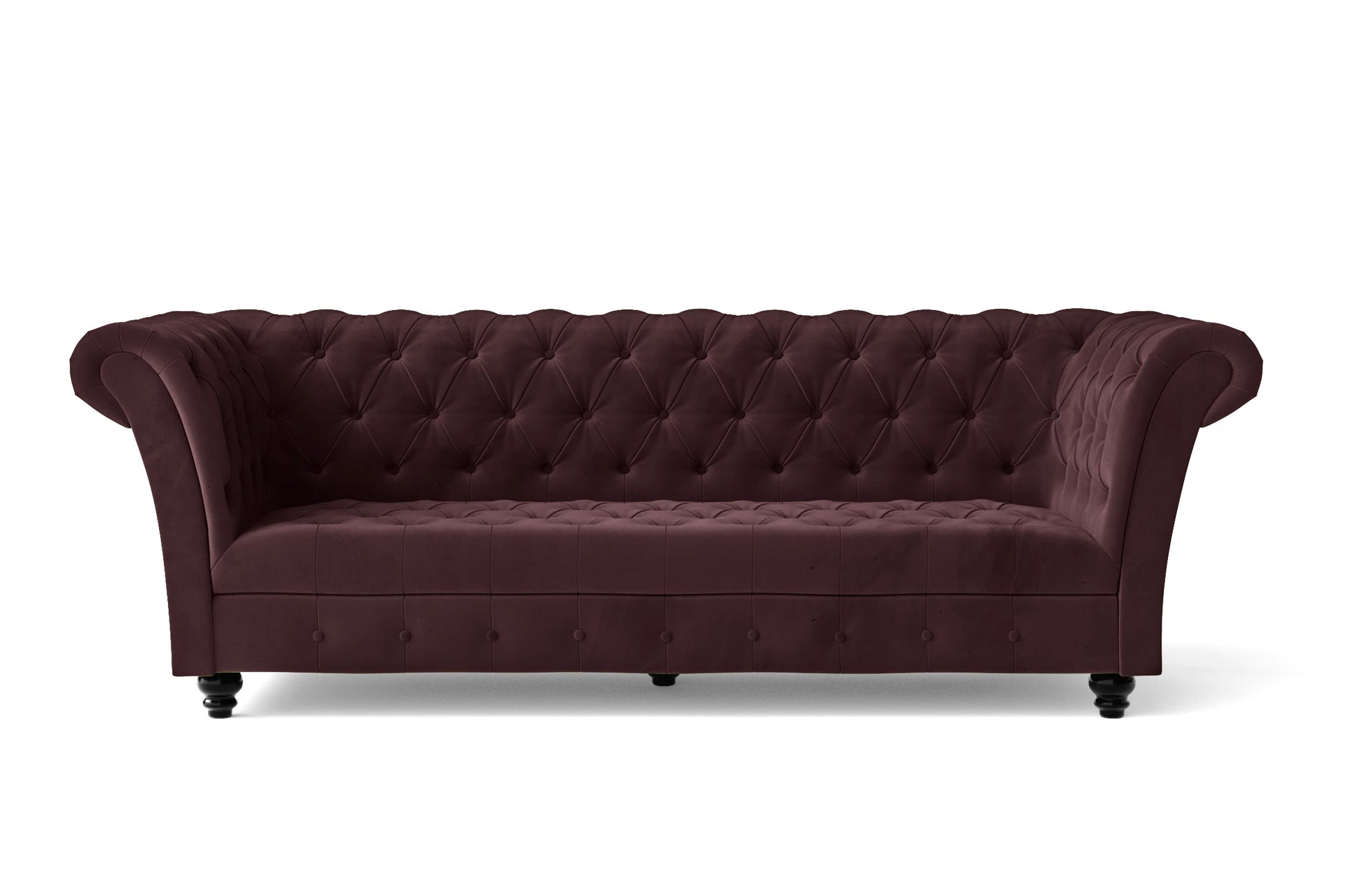 Civita 2 Seater Sofa Grape Velvet