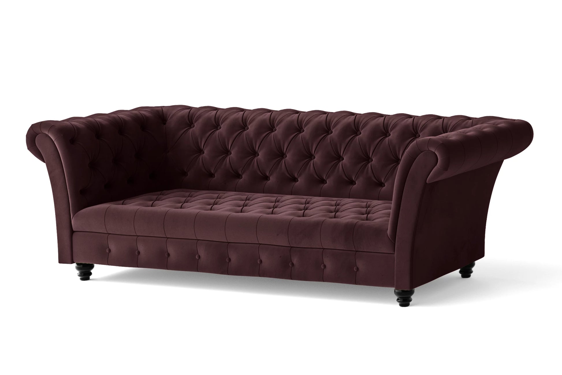 Civita 2 Seater Sofa Grape Velvet