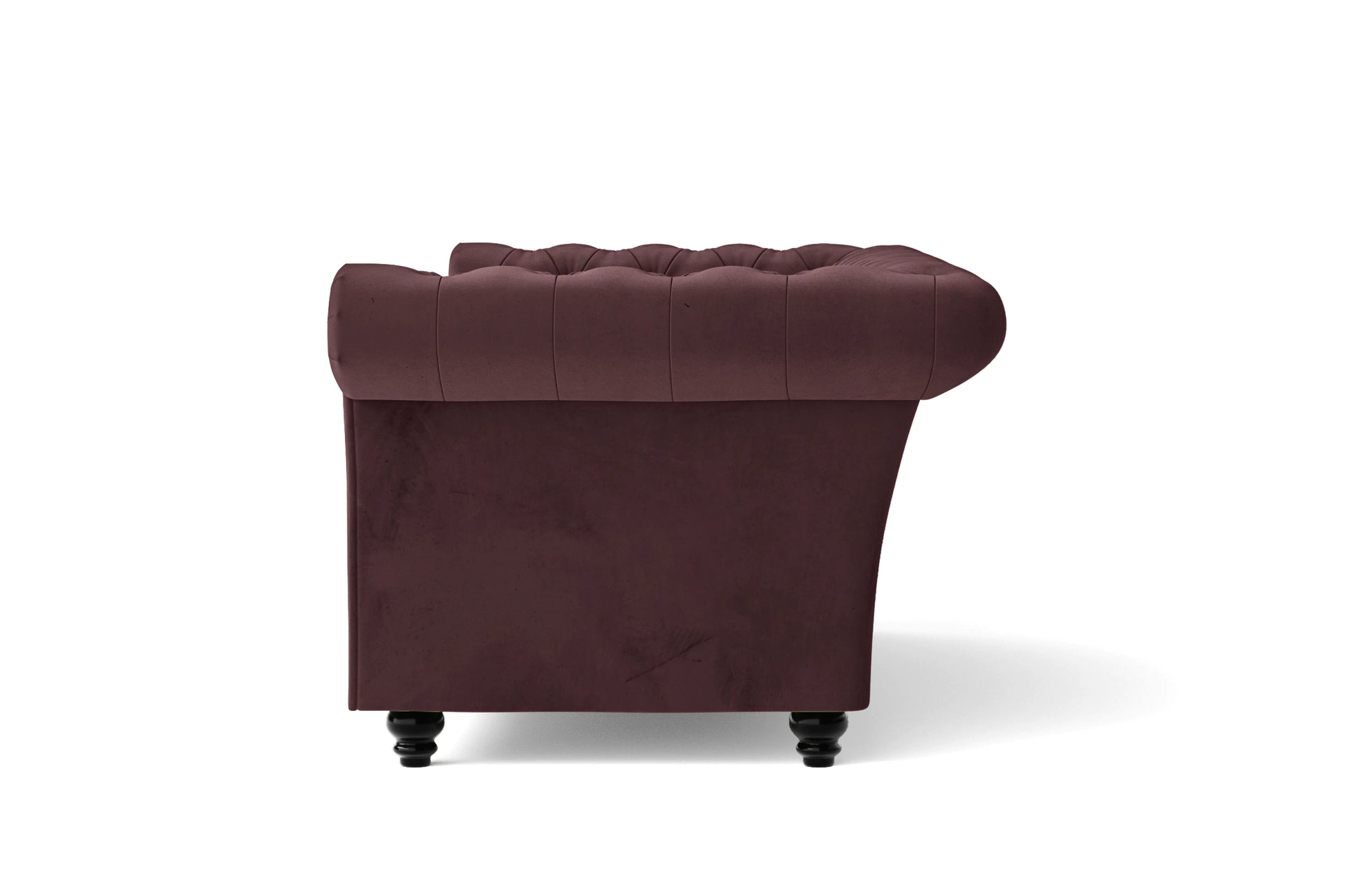 Civita 2 Seater Sofa Grape Velvet