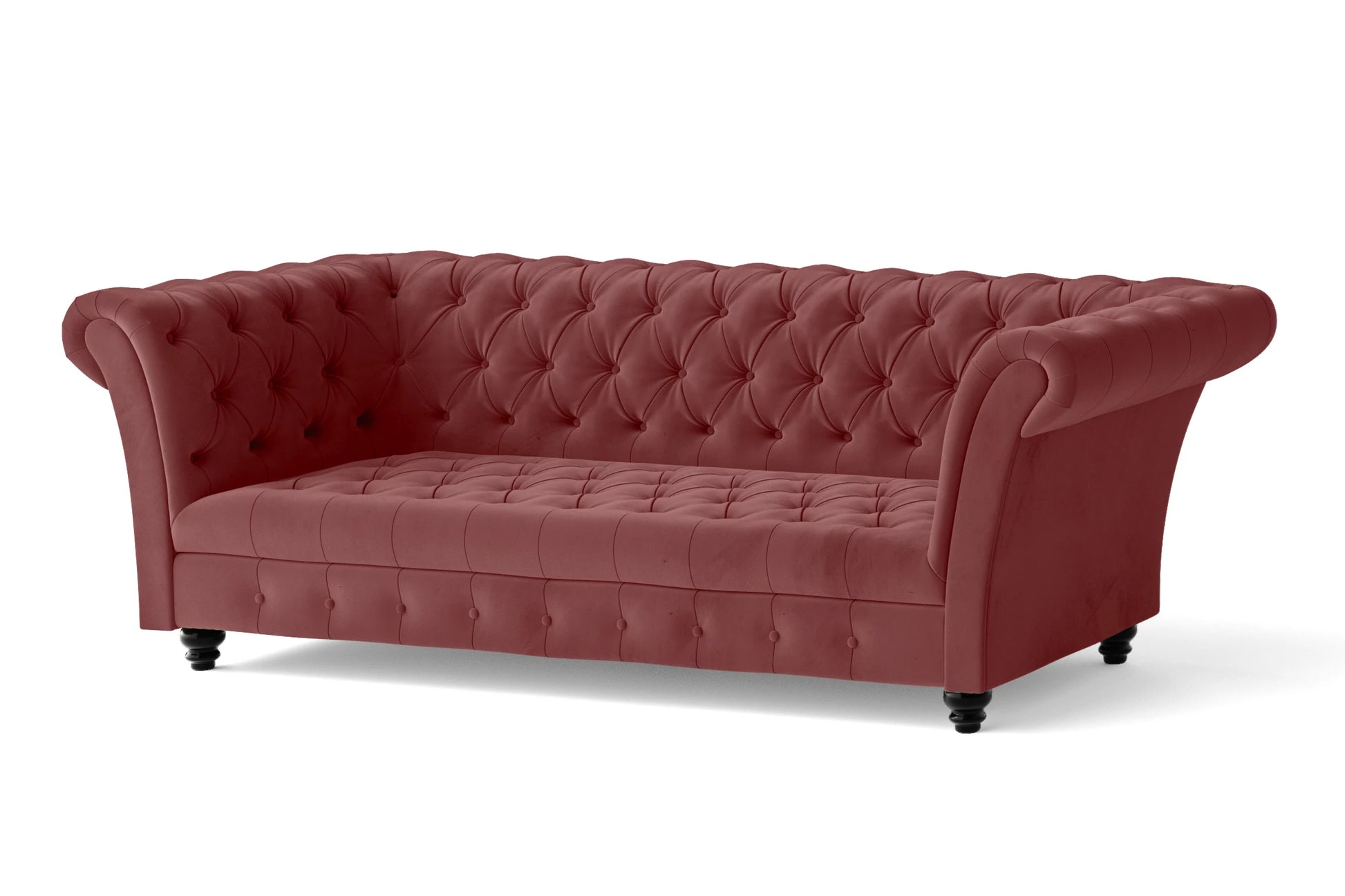 Civita 2 Seater Sofa Pink Velvet