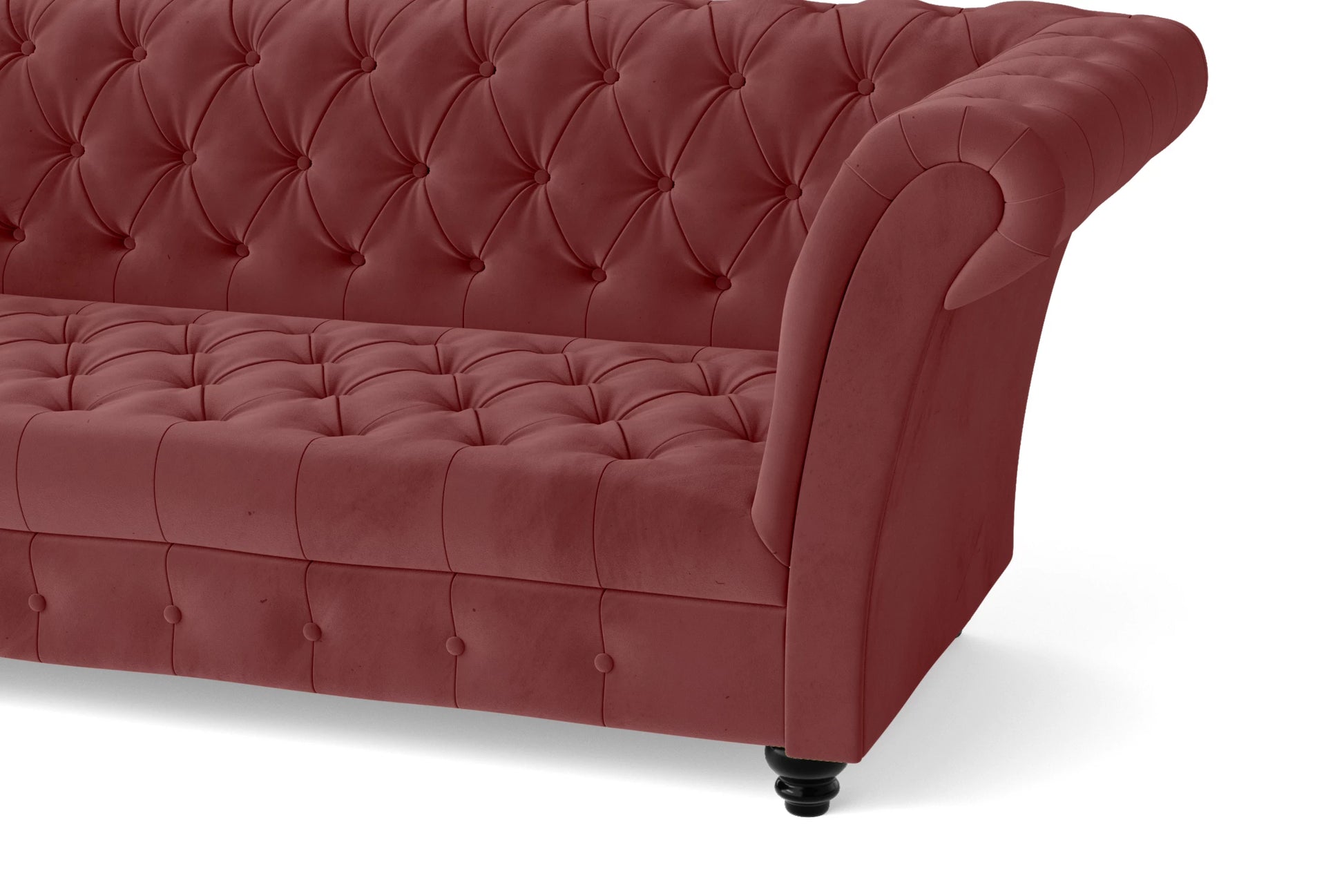 Civita 2 Seater Sofa Pink Velvet