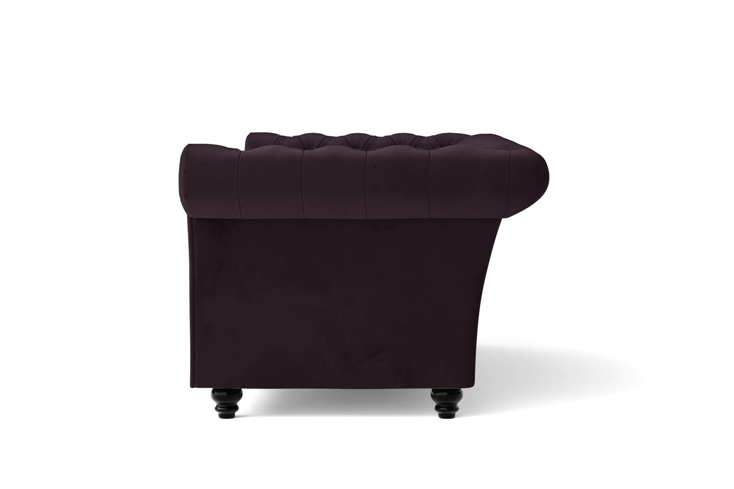 Civita 2 Seater Sofa Purple Velvet